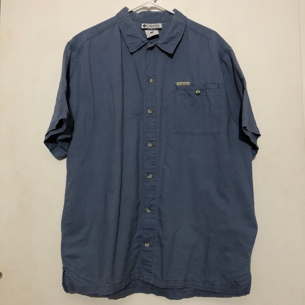Columbia Short Sleeve Button Down | sz XL